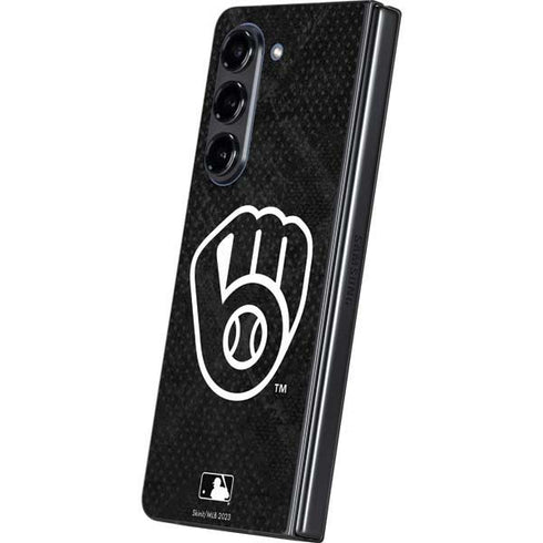 MLB Milwaukee Brewers Dark Wash Galaxy Z Fold5 5G Skin